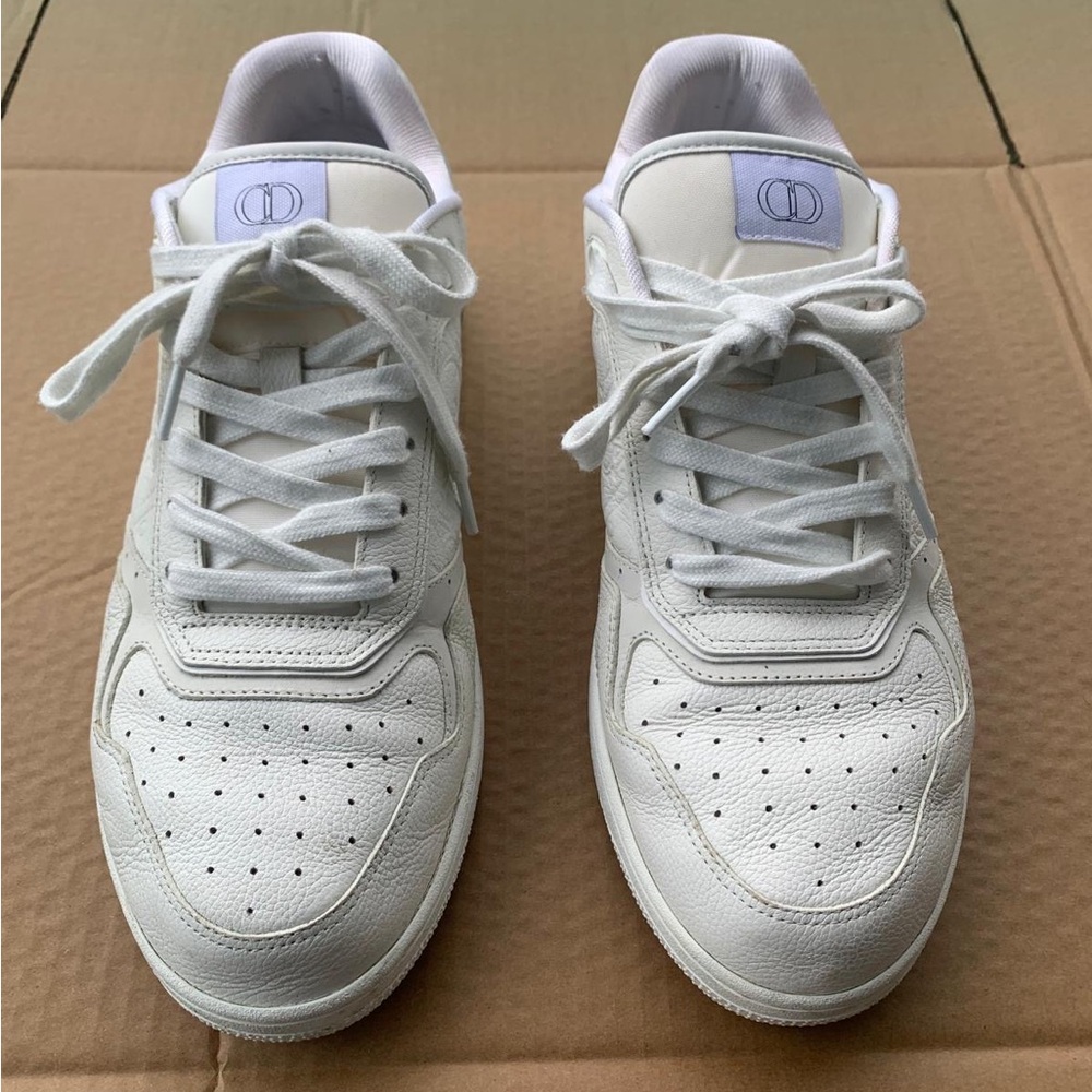 Dior White Uptown Low - Top Sneaker